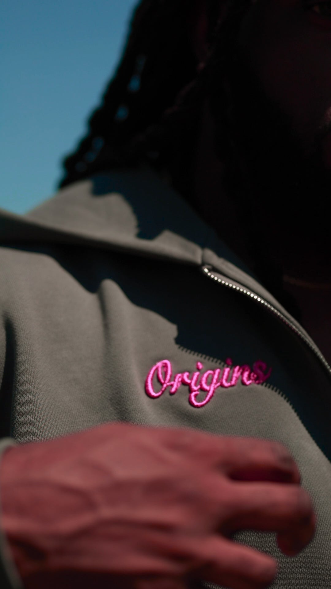Origins "Basics" Zip Up Hoodie